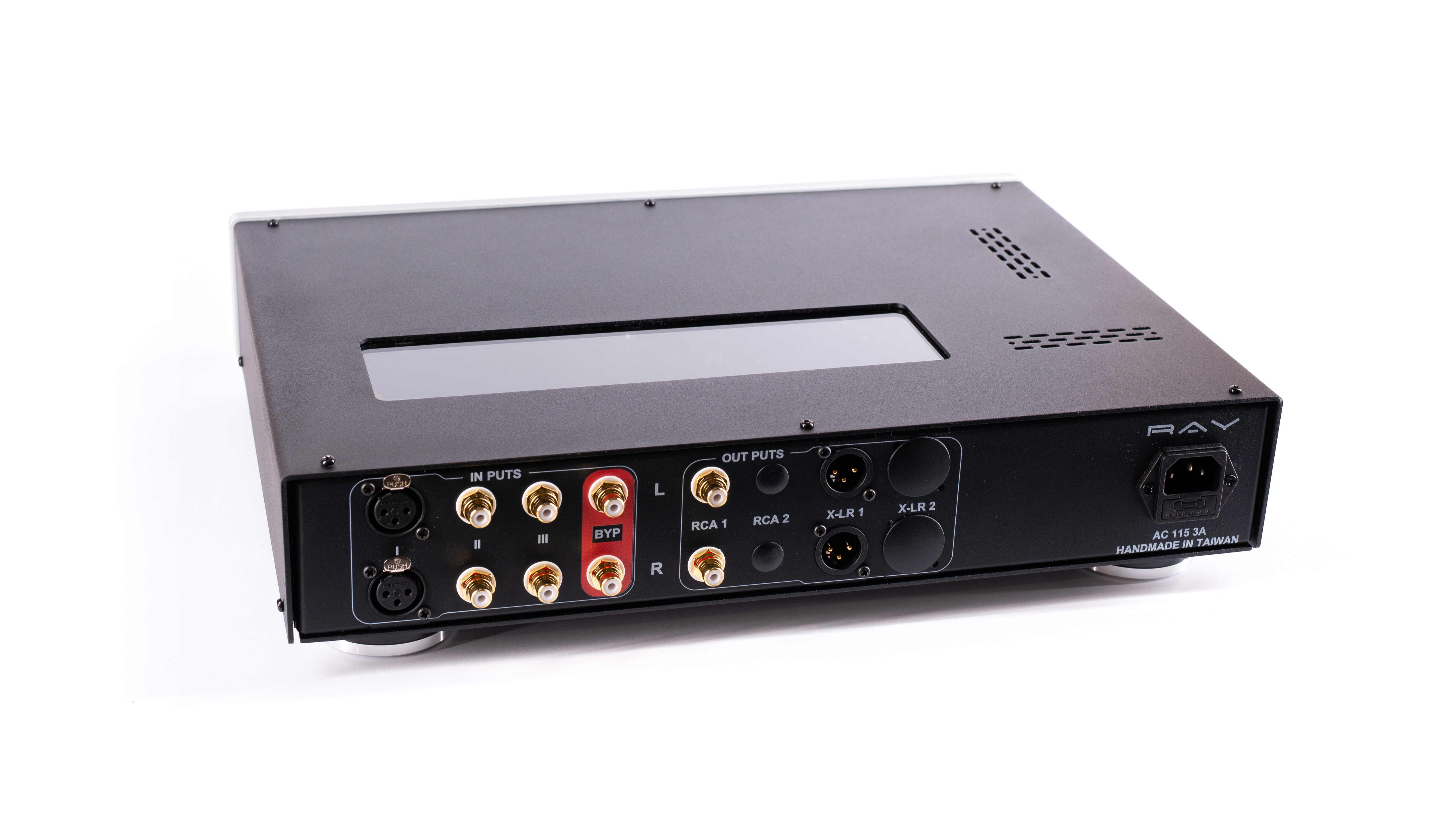 RAY Audio EX Plus真空管前級擴大機背面照